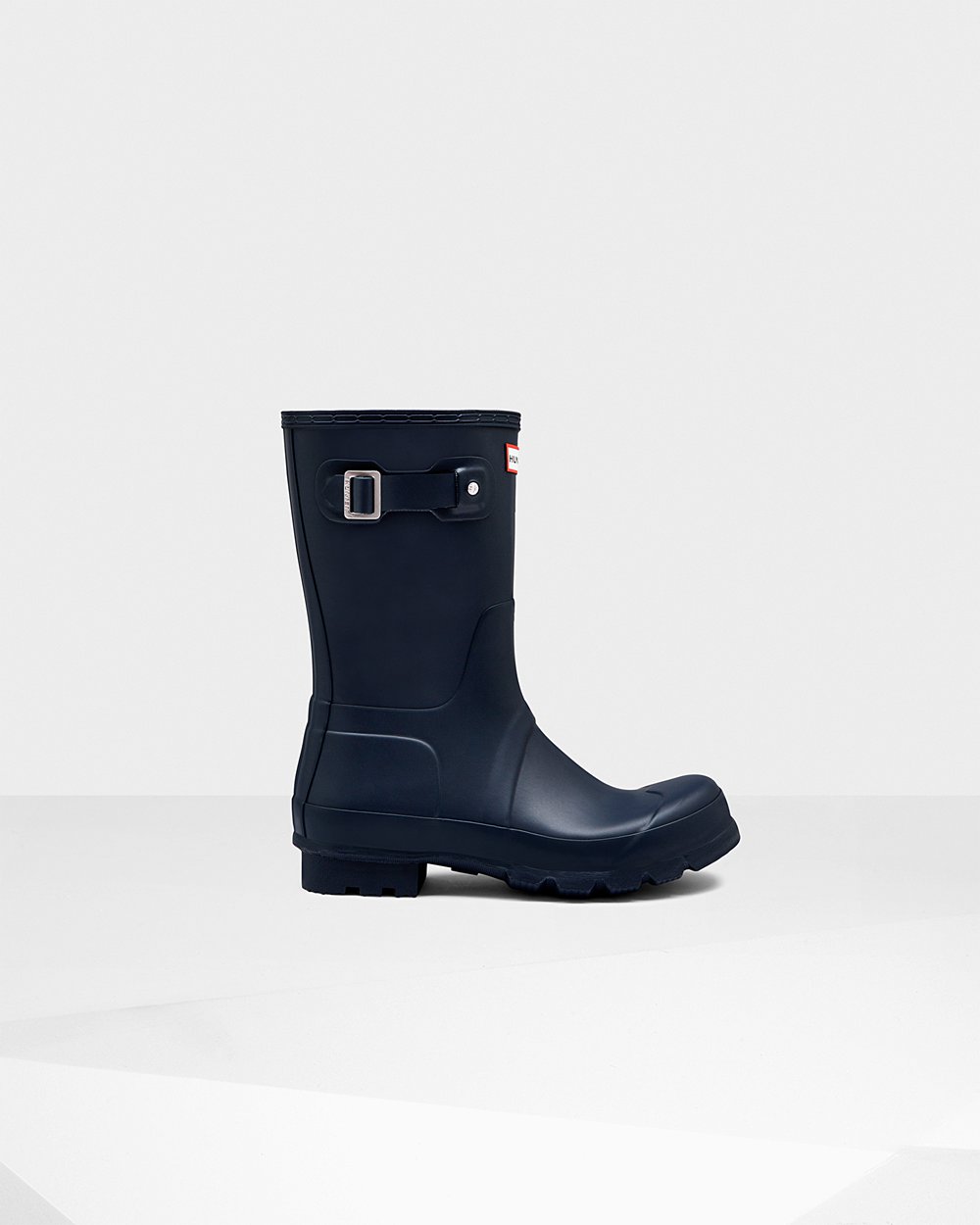 Men Hunter Original | Short Rain Boots Navy | NZ-56821-WTIK